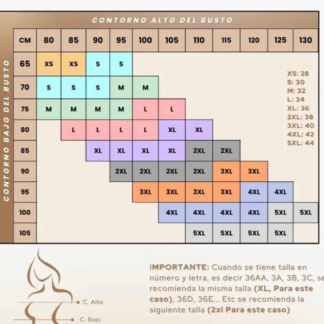FAJA BRASIER CONTROL ESPALDA INVISIBLE