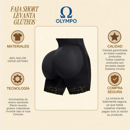 Faja Short Levanta Gluteos