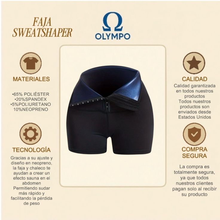 Faja Efecto Sauna Para Sudar